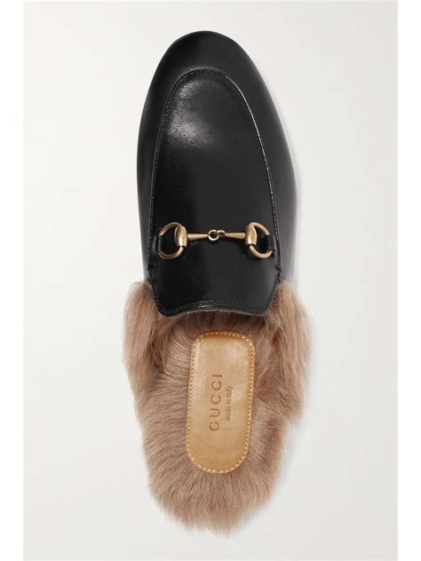 gucci horsebit shearling|Gucci net a porter.